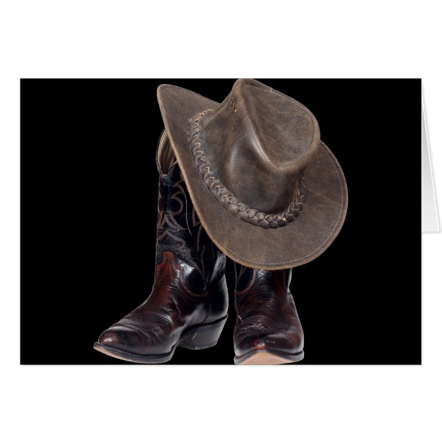 Bottes et casquette de cowboy (Devant horizontal)