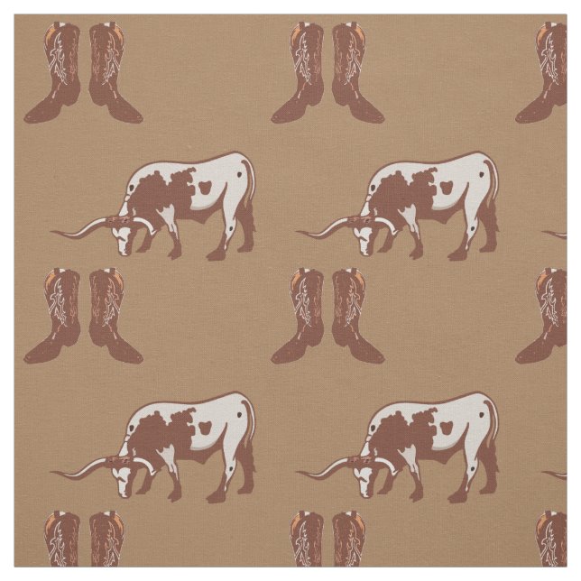 Bottes et tissu occidental de boeuf avec le boeuf (Échantillon)