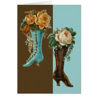 Bottes victoriennes florales