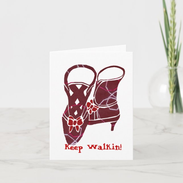 Bottes victoriennes, Keep Walkin! carte blanche (Devant)