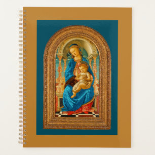 Botticelli (1445-1510) Madonna & Child Enthroned