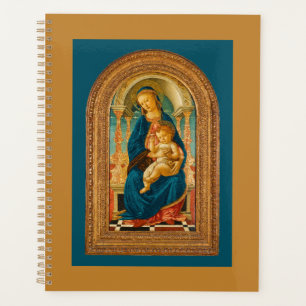 Botticelli (1445-1510) Madonna & Child Enthroned