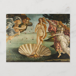 Botticelli La naissance de Vénus Carte Postale