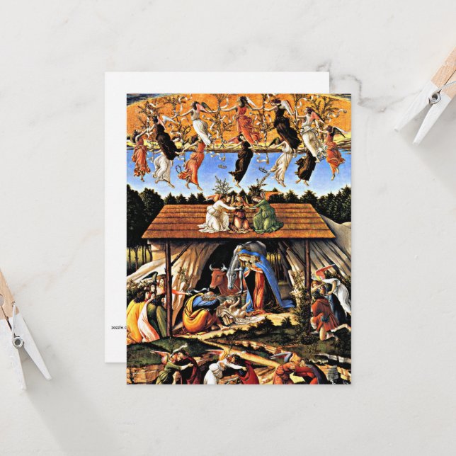 Botticelli - La Nativité Mystique (Devant/Arrière en situation)