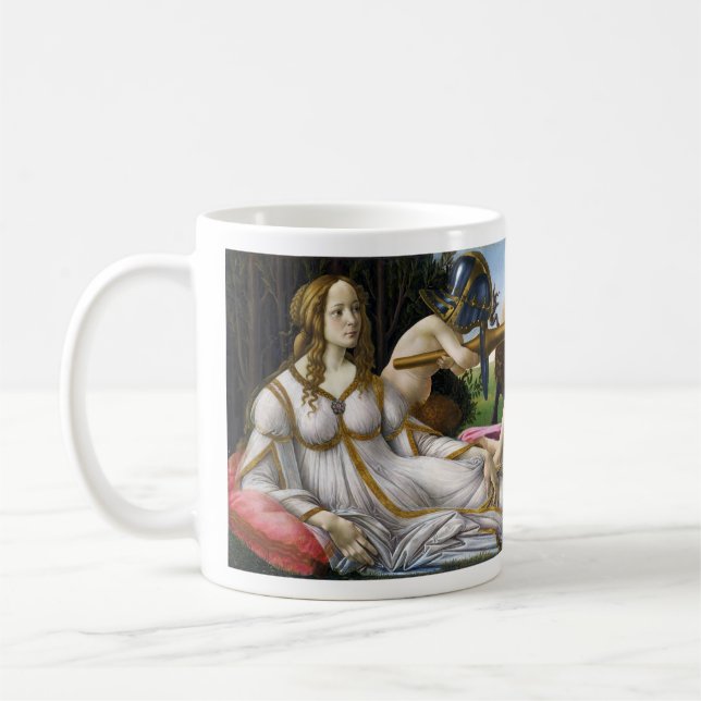 Botticelli Vénus et tasse de Mars (Gauche)