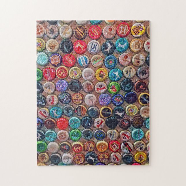 Bottle Cap Collection Puzzle (Vertical)