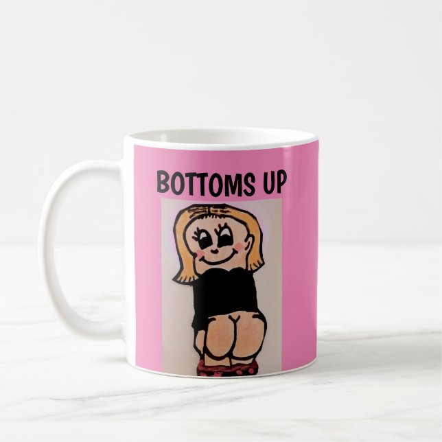 BOTTOMS HAUT BARE BUTT CAFÉ MUGS (Gauche)