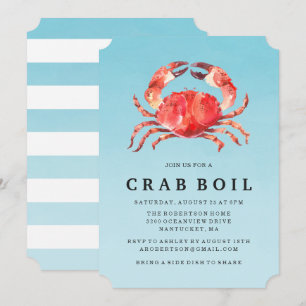 Bouche de crabe en bord de mer Invitation à la f