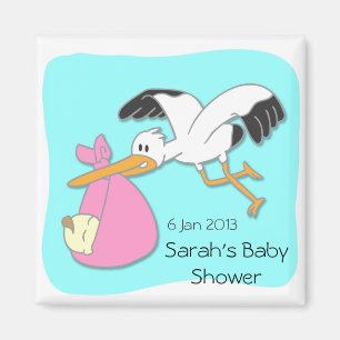 Bouche portant aimant de baby shower de dessin ani