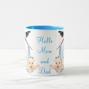 Bouche portant bébé cadeau Mug - Amusant
