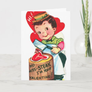Boucher Retro Vintage Valentine ajouter carte de m
