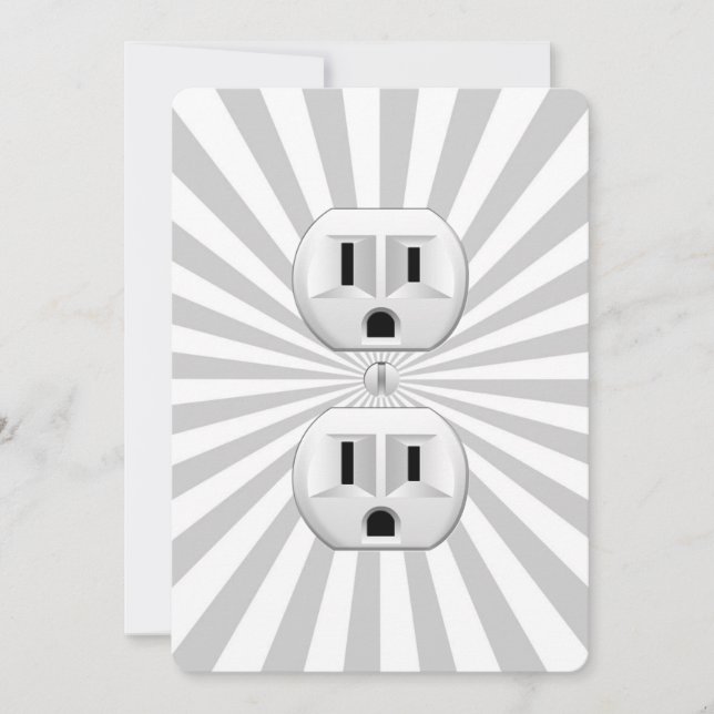 Bouchon électrique Mur Outlet Fun Personnaliser Ce (Devant)