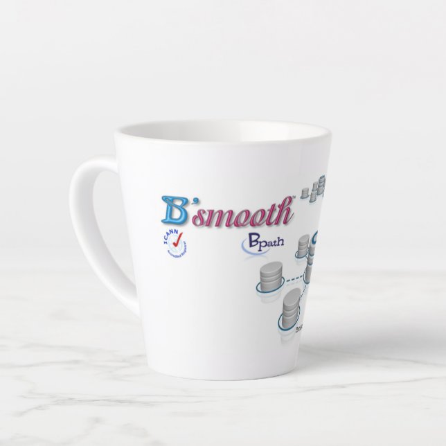 Bouchons et tasses de café en latte (Angle gauche)