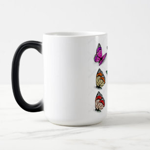 Bouchons et tasses de conception papillon