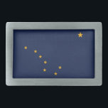 Boucle de ceinture avec drapeau de l'état de l'Ala<br><div class="desc">Montrez votre fierté de l'Alaska avec notre boucle à ceinture exclusive avec le drapeau de l'Alaska! Conçu avec une attention minutieuse aux détails, cette boucle à ceinture est plus qu’un accessoire, c’est une célébration du patrimoine et de la fierté culturelle de l’Alaska. L'emblème emblématique de Big Dipper et de North...</div>