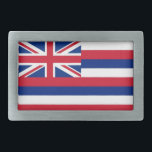 Boucle de ceinture avec le drapeau de l'état<br><div class="desc">Boucle de ceinture élégante avec le drapeau d'Hawaï. Les Etats-Unis d'Amérique. Ce produit son personnalisable.</div>