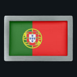 Boucle de ceinture du drapeau portugais | Portugal<br><div class="desc">Boucle de ceinture du drapeau portugais | fierté du Portugal. Accessoire de mode tendance pour hommes femmes et ado garçon / fille.</div>