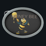 Boucle De Ceinture Ovale abeille miel<br><div class="desc">boucle de ceinture d'abeille miel</div>