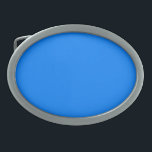 Boucle De Ceinture Ovale Azure (couleur solide)<br><div class="desc">Azure (couleur solide)</div>
