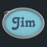Boucle De Ceinture Ovale Belt Buckle Jim<br><div class="desc">Belt Buckle Jim</div>