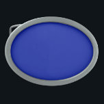 Boucle De Ceinture Ovale Bleu (Pantone) (couleur solide)<br><div class="desc">Bleu (Pantone) (couleur solide)</div>