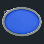 Boucle De Ceinture Ovale Bleu (RYB) (couleur solide)<br><div class="desc">Bleu (RYB) (couleur solide)</div>