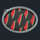 Boucle De Ceinture Ovale Carte de Palestine Watermelon Symbole de la libert<br><div class="desc">Carte de Palestine remplie de Watermelon,  symbole de la liberté,  même les couleurs de la carte palestinienne que les occupants illégaux de ce beau pays ont interdit. Le pastèque express les souffrances du peuple palestinien. Je suis avec la Palestine. La Palestine sera libre</div>