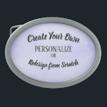 Boucle De Ceinture Ovale Créez votre propre personnalisation<br><div class="desc">Visitez Home Decor Creator sur Zazzle pour acheter toute notre collection d'accessoires de maison entièrement personnalisables et faciles à personnaliser ! Les produits comprennent la literie et les oreillers à jetons, les outils de bar et les ustensiles de cuisine, les présentoirs muraux et de table, les horloges personnalisées et plus...</div>