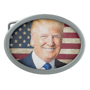 Boucle De Ceinture Ovale Donald Trump