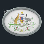 Boucle De Ceinture Ovale Manteau de l'Australie des bras<br><div class="desc">Manteau de l'Australie des bras</div>