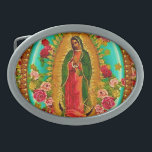 Boucle De Ceinture Ovale Notre Dame Guadalupe-Mexique Sainte Vierge Marie<br><div class="desc">"Notre-Dame de Guadalupe" "Vierge Marie" Mexique Mexique "Autochtone-Américain" Catholique Bohème Saint Goddess Chrétien Autochtone Ethnique Hispanique Latina "Latin American" Coloniale Espagnole Mayan Présul Toltec Olmec "Nuestra Senora de Guadalupe" Catolica Espagnol Kitsch Southwestern Southwestern Vintage Sainte-Mère Jésus Paix mondiale</div>