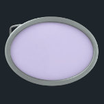 Boucle De Ceinture Ovale Pastel Lilac couleur solide | Classique | Élégant<br><div class="desc">Pastel Lilac couleur solide | Conception classique | Produit élégant | Couleur tendance | Style et mode | Minimaliste</div>