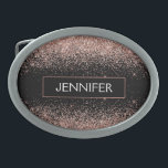 Boucle De Ceinture Ovale Rose or rose noir Parties scintillant Monogramme G<br><div class="desc">Black and Rose Gold - Blush Pink Sparkle Parties scintillant Monogramme Nom Belt Buckle. Cela rend la graduation parfaite, doux 16 16ème, 18ème, 21ème, 30ème, 40ème, 50ème, 60ème, 70ème, 80ème, 90ème, 100ème anniversaire, mariage, douche nuptiale, anniversaire, baby shower ou cadeau de fête de bachelorette pour quelqu'un qui aime les styles...</div>