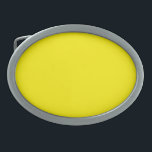 Boucle De Ceinture Ovale simple couleur solide minimale personnalisée<br><div class="desc">Personnaliser modèle</div>