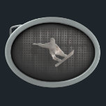 Boucle De Ceinture Ovale Snowboarding<br><div class="desc">Cool grunge métal industriel look snowboard snowboard snowboard snowboard snowboard sports d'hiver design. Idéal pour les cadeaux ! Disponible sur les tee - shirts, les boîtiers de smartphones, les mousepads, les porte - clés, les affiches, les cartes, les couvertures électroniques, les manches d'ordinateur portable / carnet, les casquettes, les tasses,...</div>