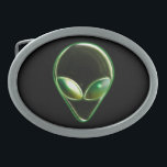 Boucle De Ceinture Ovale Tête d'Alien métallique 04 Ceinture<br><div class="desc">Une tête d'Alien métallique.</div>