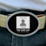 Boucle De Ceinture Ovale Votre photo ici Nom et âge<br><div class="desc">Votre photo ici nom et âge pourrait être un grand design pour vous et il peut être un grand cadeau pour n'importe qui.</div>