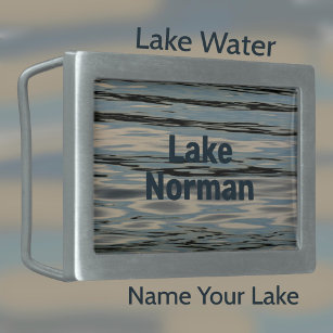 Boucle de ceinture personnalisable d'eau du lac