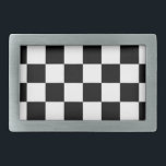 Boucle De Ceinture Rectangulaire À damiers pavillon de la ceinture de course automa<br><div class="desc">À damiers drapeau de la ceinture de course automobile boucle. Boucle sur mesure avec carrés en noir et blanc. Idée cadeau de Noël pour papa,  mari,  frère,  soeur,  femme,  etc.</div>