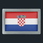 Boucle De Ceinture Rectangulaire Belt Buckle avec drapeau de la Croatie<br><div class="desc">Ajoutez une touche de fierté croate à votre garde-robe avec notre boucle à ceinture exclusive avec le drapeau de la Croatie! Réalisée avec une attention minutieuse aux détails, cette boucle à ceinture est plus qu’un simple accessoire fonctionnel, c’est une célébration du patrimoine et de la fierté culturelle de la Croatie....</div>