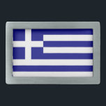 Boucle De Ceinture Rectangulaire Belt Buckle avec drapeau de la Grèce<br><div class="desc">Ajoutez une touche de fierté grecque à votre collection d'accessoires avec notre boucle à ceinture exclusive avec le drapeau de la Grèce! Réalisée avec une attention minutieuse aux détails, cette boucle à ceinture est plus qu’un simple élément fonctionnel, c’est une célébration du patrimoine grec et de l’identité culturelle. Le design...</div>