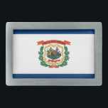 Boucle De Ceinture Rectangulaire Belt Buckle avec drapeau de l'État de Virginie-Occ<br><div class="desc">Montrez votre fierté de la Virginie-Occidentale avec notre boucle à ceinture exclusive avec le drapeau de la Virginie Occidentale! Conçu pour mêler style et célébration du patrimoine, cette boucle à ceinture est plus qu’un simple accessoire, c’est un hommage à la fierté culturelle de la Virginie-Occidentale. Le design affiche en évidence...</div>