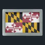 Boucle De Ceinture Rectangulaire Belt Buckle avec drapeau de l'état du Maryland<br><div class="desc">Ajoutez une touche de fierté Maryland à votre tenue avec notre boucle à ceinture exclusive avec le drapeau du Maryland. Conçu avec un style et une fierté d’état à l’esprit, cette boucle à ceinture est plus qu’un simple accessoire de mode, c’est une célébration du riche patrimoine du Maryland et de...</div>
