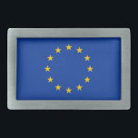 Boucle De Ceinture Rectangulaire Belt Buckle avec drapeau de l'Union européenne<br><div class="desc">Montrez votre fierté européenne avec cette boucle à ceinture élégante arborant le drapeau de l'Union européenne ! Réalisée avec des matériaux de haute qualité et une attention minutieuse aux détails, cette boucle à ceinture affiche magnifiquement le design emblématique du drapeau de l'UE - un cercle de douze étoiles dorées sur...</div>