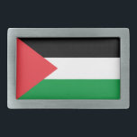 Boucle De Ceinture Rectangulaire Belt Buckle avec le drapeau de la Palestine<br><div class="desc">Ajoutez une déclaration en gras à votre garde-robe avec cette boucle à ceinture frappante arborant le drapeau de la Palestine. Réalisée avec soin du détail, cette boucle à ceinture n'est pas seulement un accessoire fonctionnel mais un symbole puissant de la fierté et de l'identité palestiniennes. Le design dynamique du drapeau...</div>