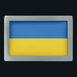 Boucle De Ceinture Rectangulaire Belt Buckle avec le drapeau de l'Ukraine<br><div class="desc">Élégante boucle de ceinture avec drapeau de l'Ukraine. Ce produit est personnalisable.</div>