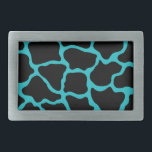 Boucle De Ceinture Rectangulaire Cadeau Poster de animal rétro Belt Buckle<br><div class="desc">Le design est d'art original.</div>