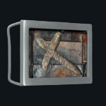 Boucle De Ceinture Rectangulaire Croix de force<br><div class="desc">Croix de force</div>