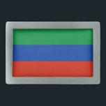 Boucle De Ceinture Rectangulaire Daguestan<br><div class="desc">Drapeau patriotique du Daghestan.</div>