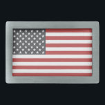 Boucle De Ceinture Rectangulaire Drapeau américain<br><div class="desc">Le drapeau américain….Ceci ne semblera pas correct sur la boucle OVALE ... .. que le drapeau a été proportionnellement conçu pour adapter la boucle de rectangle correctement.</div>